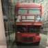 Britse 3D dubbeldeksbus foto