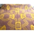 Geel paarse vintage deken