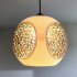 Massive bug eye hanging lamp