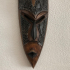 Afrikaans metaal houten masker 