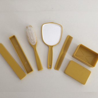 Gele badkamer set
