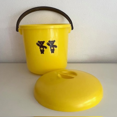 Curver baby bucket - bears yellow