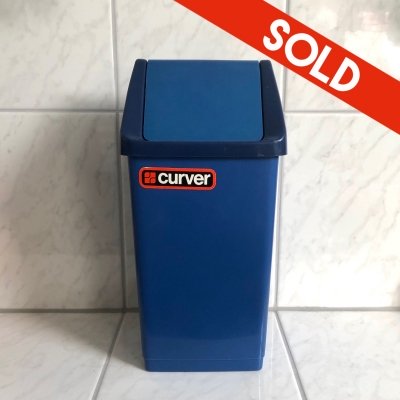 Curver trash can - blue