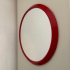 Space age mirror red