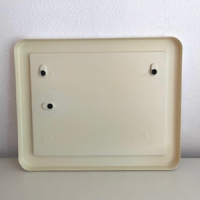 White space age mirror
