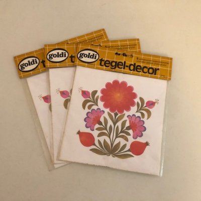 Tegel stickers Goldi - Janine Tegel stickers Goldi - Janine