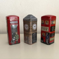 3x English teas tins