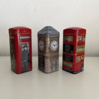 3x English teas tins