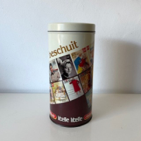 Libelle Verkade beschuit blik