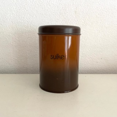 Brabantia bruin blik - suiker Brabantia bruin blik - suiker