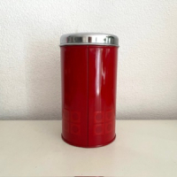 Brabantia red biscuit tin