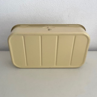 Beige schoenpoetsblik