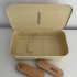 Beige shoe polish box