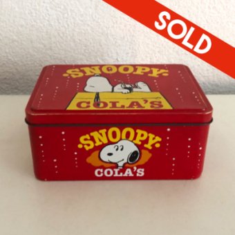 Red Snoopy sweets container