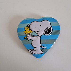 Hartvormig Snoopy chocola blik