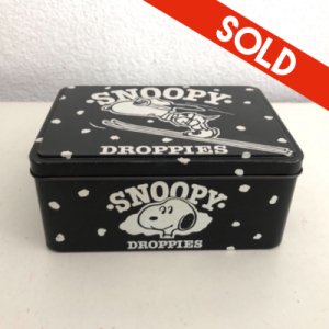 Zwart Snoopy snoep blikje