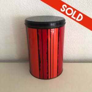 Red striped Tomado container