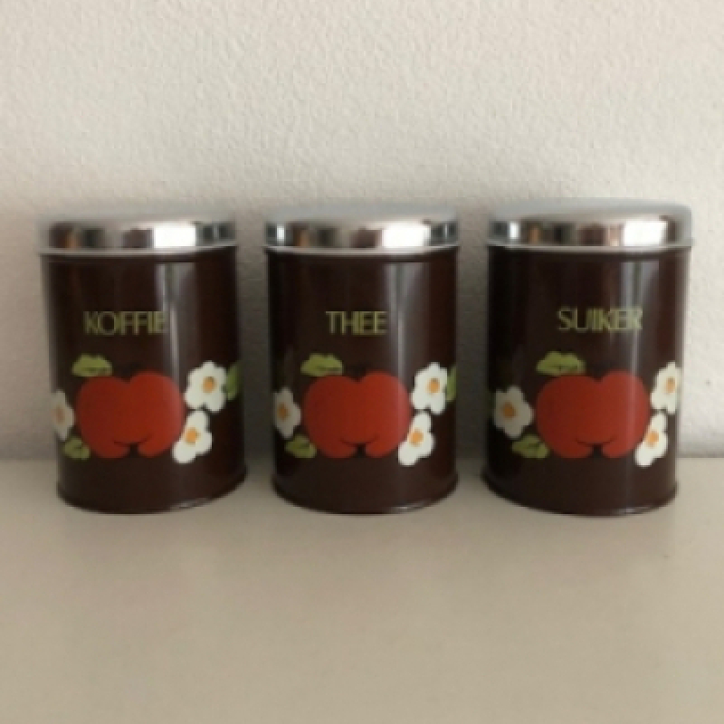 3x Vendex blikken - appels
