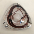 Murano ashtray - brown swirl