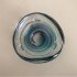 Murano ashtray - blue swirl