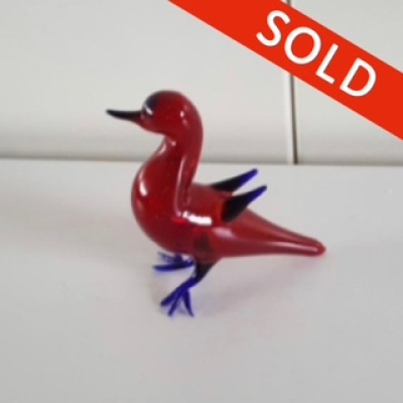  Murano glas vogel beeldje