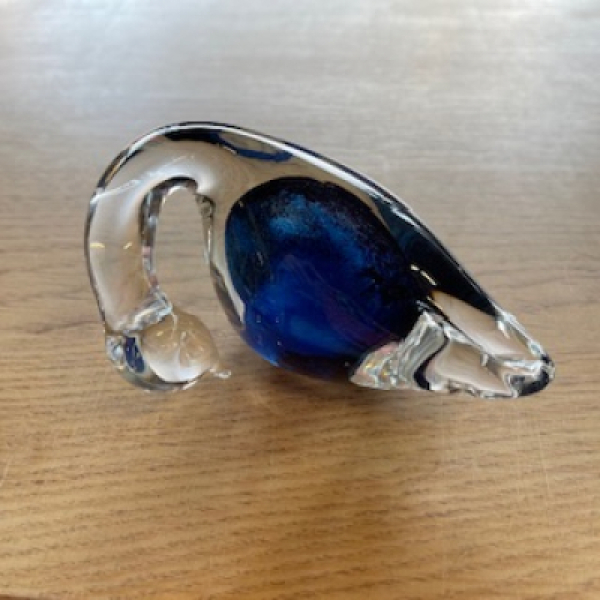 Murano glass swan