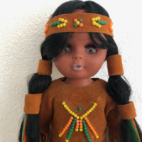 Vintage Indiaanse pop