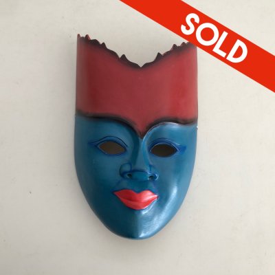Blue Asian mask Blue Asian mask