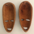 African masks - light brown