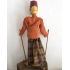 Wayang doll red hat