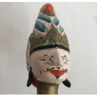 Wajang pop goud - blauw