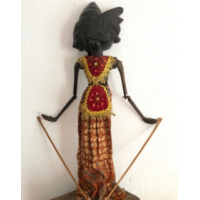 Wayang doll brown head