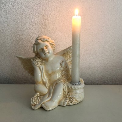 Angel candle holder