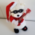 Christmas bear with guitar