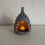 Rhoda blauw windlicht