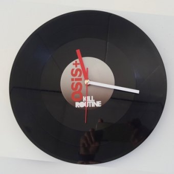 Vinyl LP wandklok