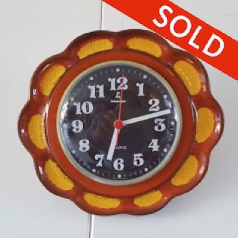 Lohmann ceramic wall clock
