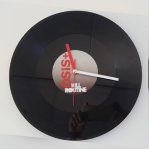 Wall clock lp shaped model