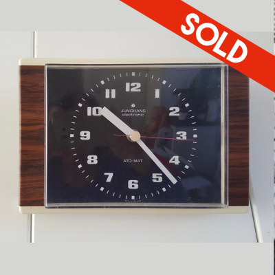 Junghans wood decor clock