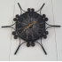 Wrought iron clock