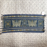 Blauw vlinder tafelkleedje