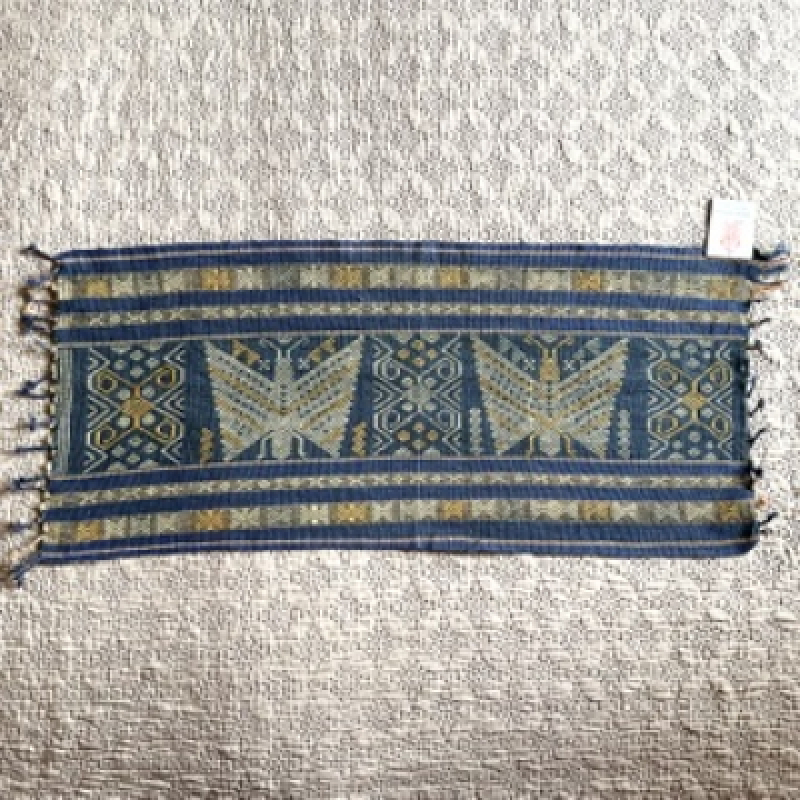 Blauw vlinder tafelkleedje