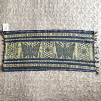 Blauw vlinder tafelkleedje