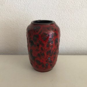 Red Scheurich vase