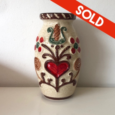 Bay hart decor vaas