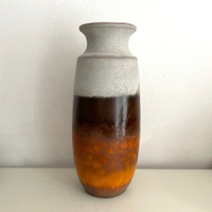 Vaas Scheurich oranje grijs XL