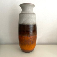 Vaas Scheurich oranje grijs XL