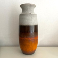 Vaas Scheurich oranje grijs XL