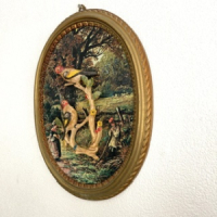 3D Vogel schilderijtje
