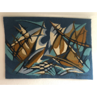 Abstract Gilles Duvert wall tapestry